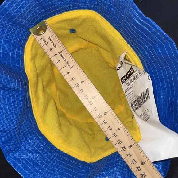 IKEA Knorva Frakta Blue Bucket Hat Unisex One Size Fishing Cap Lightweight - Picture 7 of 15